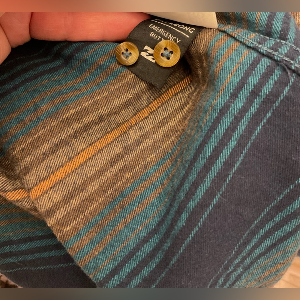 Billabong Boys Coastline Button Up - Size L/14  - NEW - Picture 2 of 7